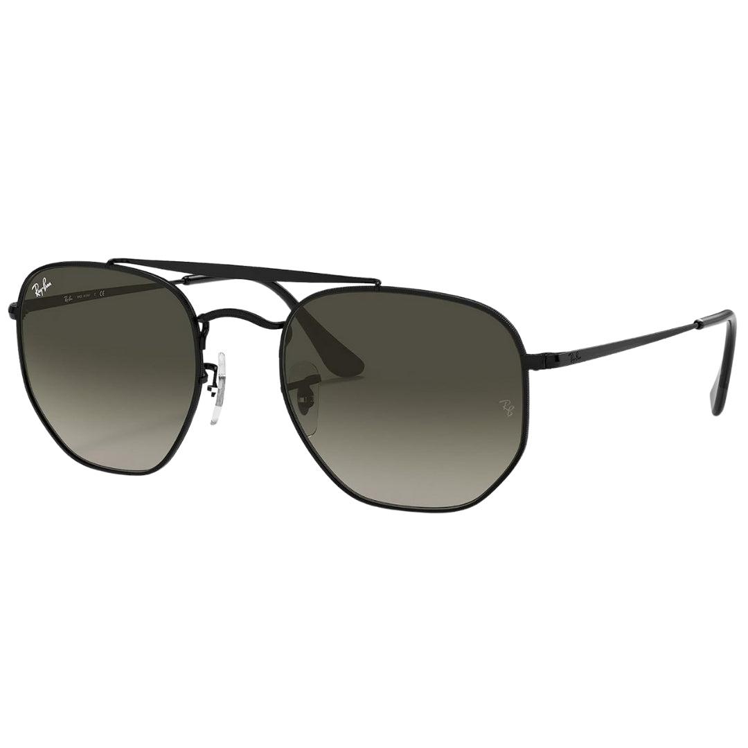 Ray-Ban Marshal Grey Gradient Lens Black Sunglasses 0RB3648 002 71 - Style Centre Wholesale