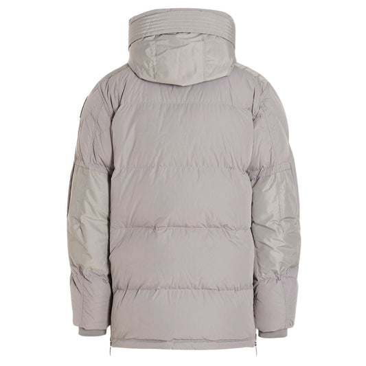 Parajumpers HARRASEEKET PMPUHF03 269 PELICAN GREY DOWN PARKA JACKET Mens L
