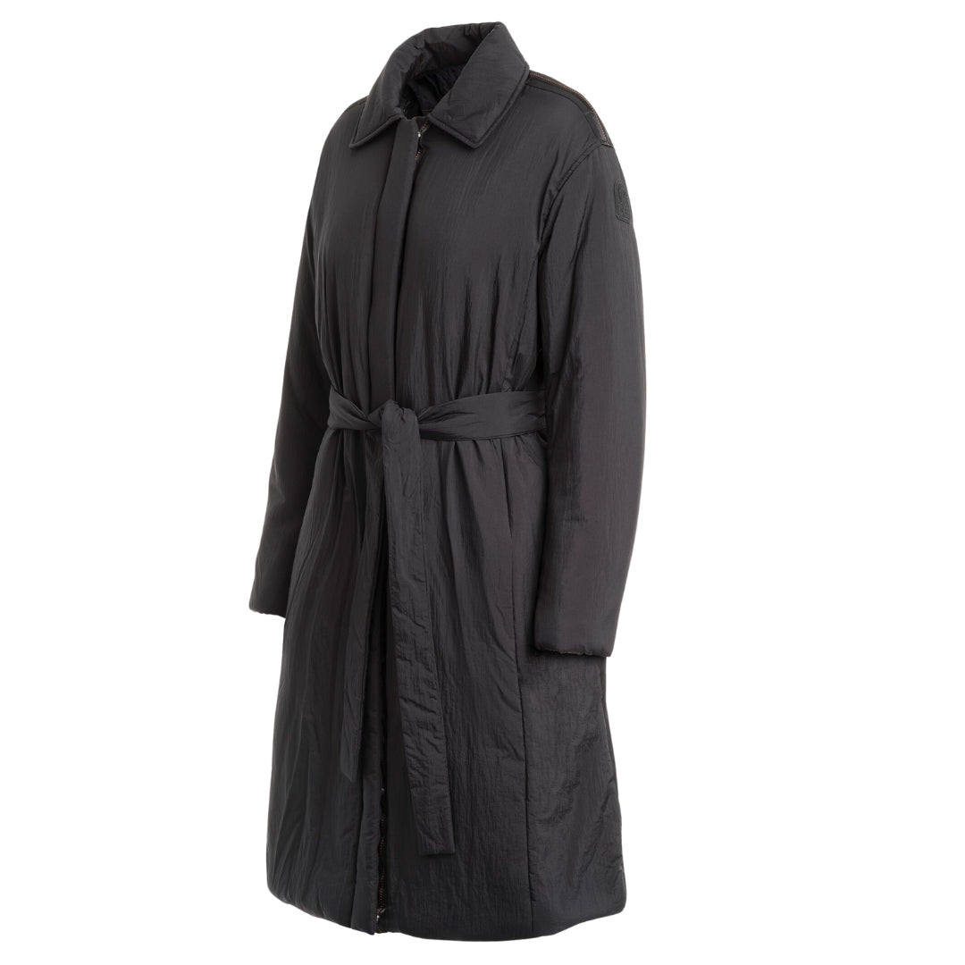 Parajumpers Melicent Pwjkdu33 541 Black Padded Oversize Long Jacket Womens
