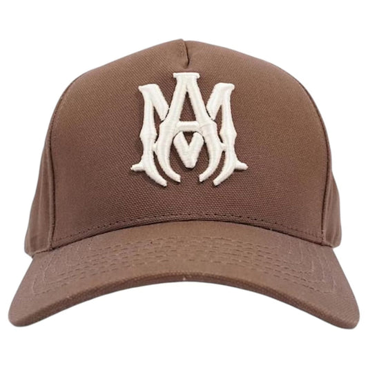 Amiri Full Canvas MA Brown Hat One Size