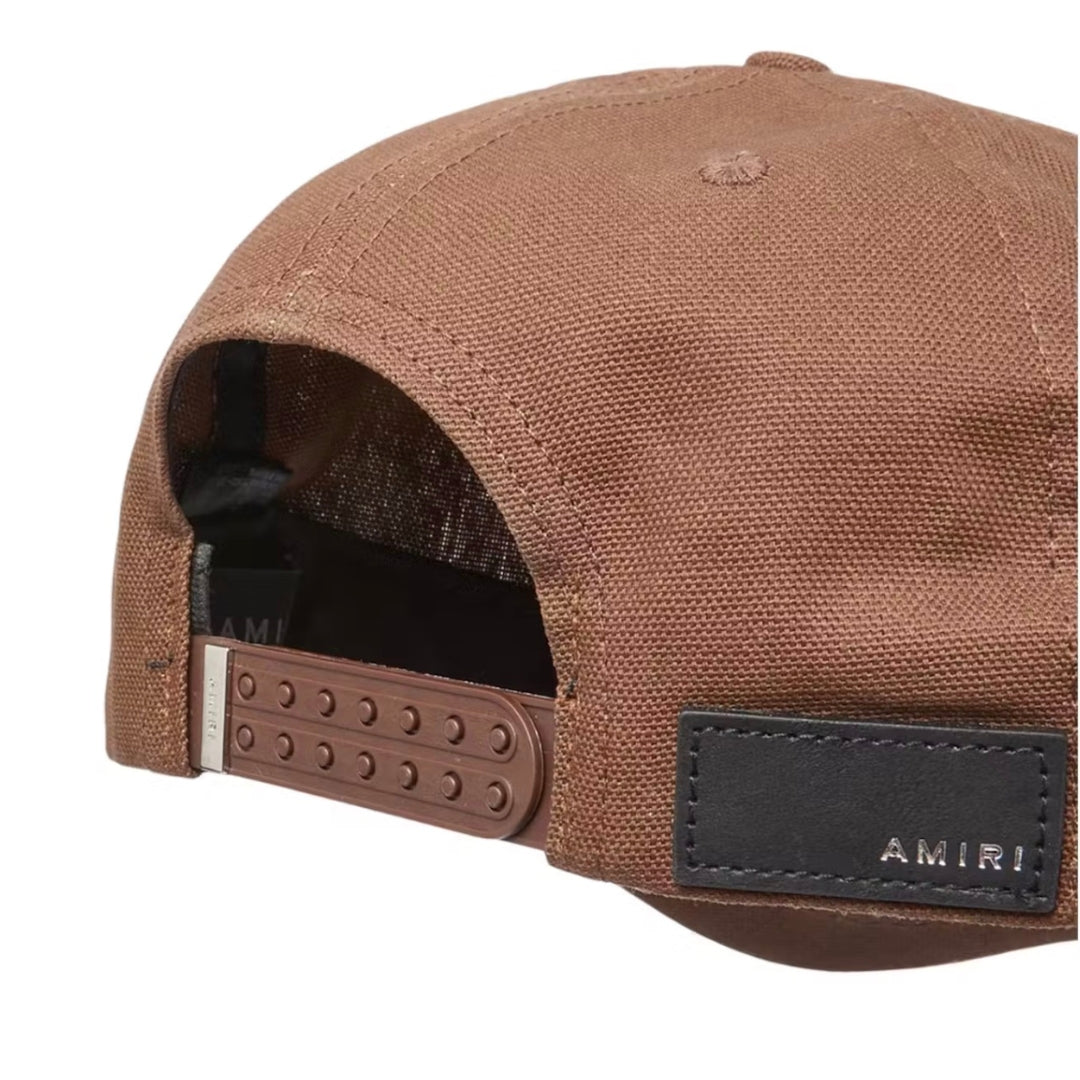 Amiri Full Canvas MA Brown Hat One Size