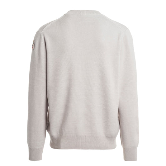 Parajumpers WALLANCE PMKNWK01 309 Cloud Light Grey Crewneck Sweater Mens L