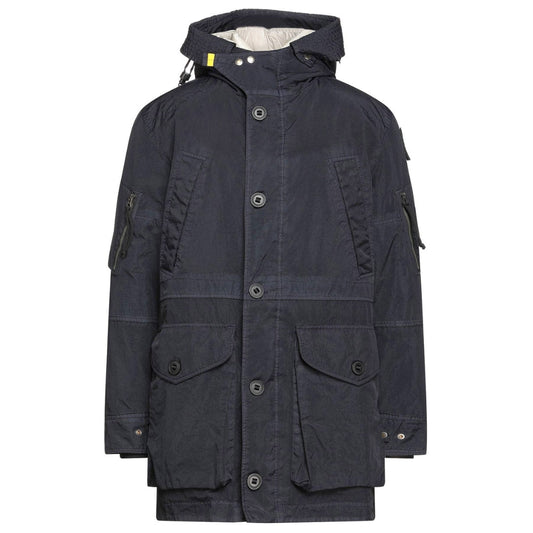 Parajumpers Felix Navy Blue Parka Down Jacket - Style Centre Wholesale
