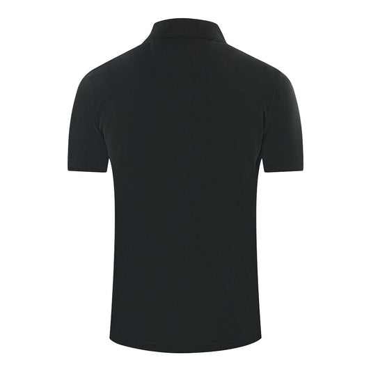 Parajumpers Patch Polo Patch Logo Black Polo Shirt