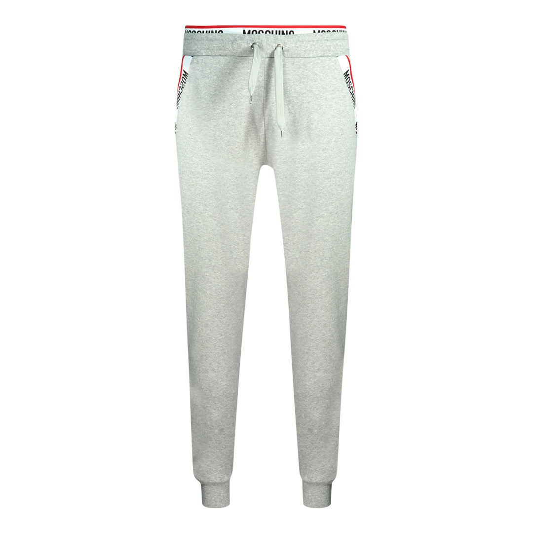 Moschino Underwear Full Tape Track Pants Grey 0489