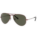 Ray Ban Aviator Green Lens Red Sunglasses - Style Centre Wholesale