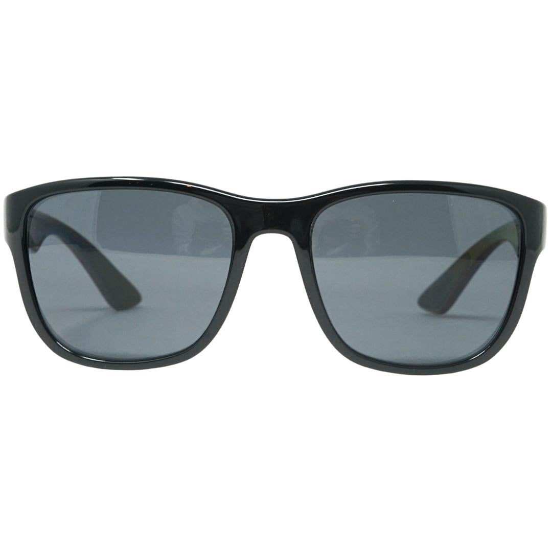 Prada Sport Grey Polarized Black Sunglasses 0PS01US 1AB5Z1