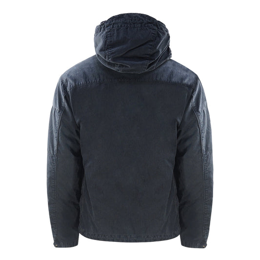 C P Company 50 Fili Rubber Hooded Total Eclipse Jacket