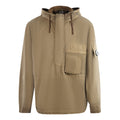 C.P. Company Flat Nylon Lead Brown Over shirt Jacket 14CMOS102A 005991G 339