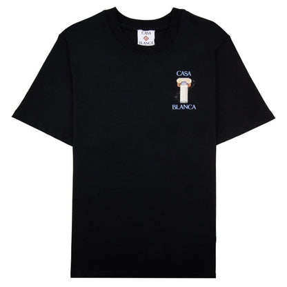 Casablanca La Colonne Printed T-Shirt Black T-Shirt