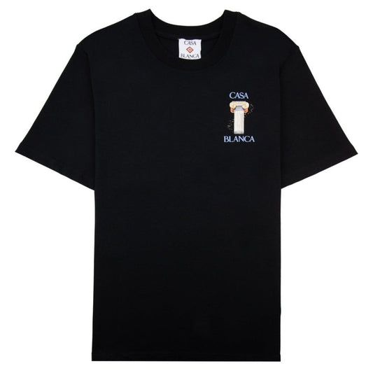 Casablanca La Colonne Printed T-Shirt Black T-Shirt