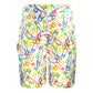 Moschino Multicolour Pin Design White Shorts