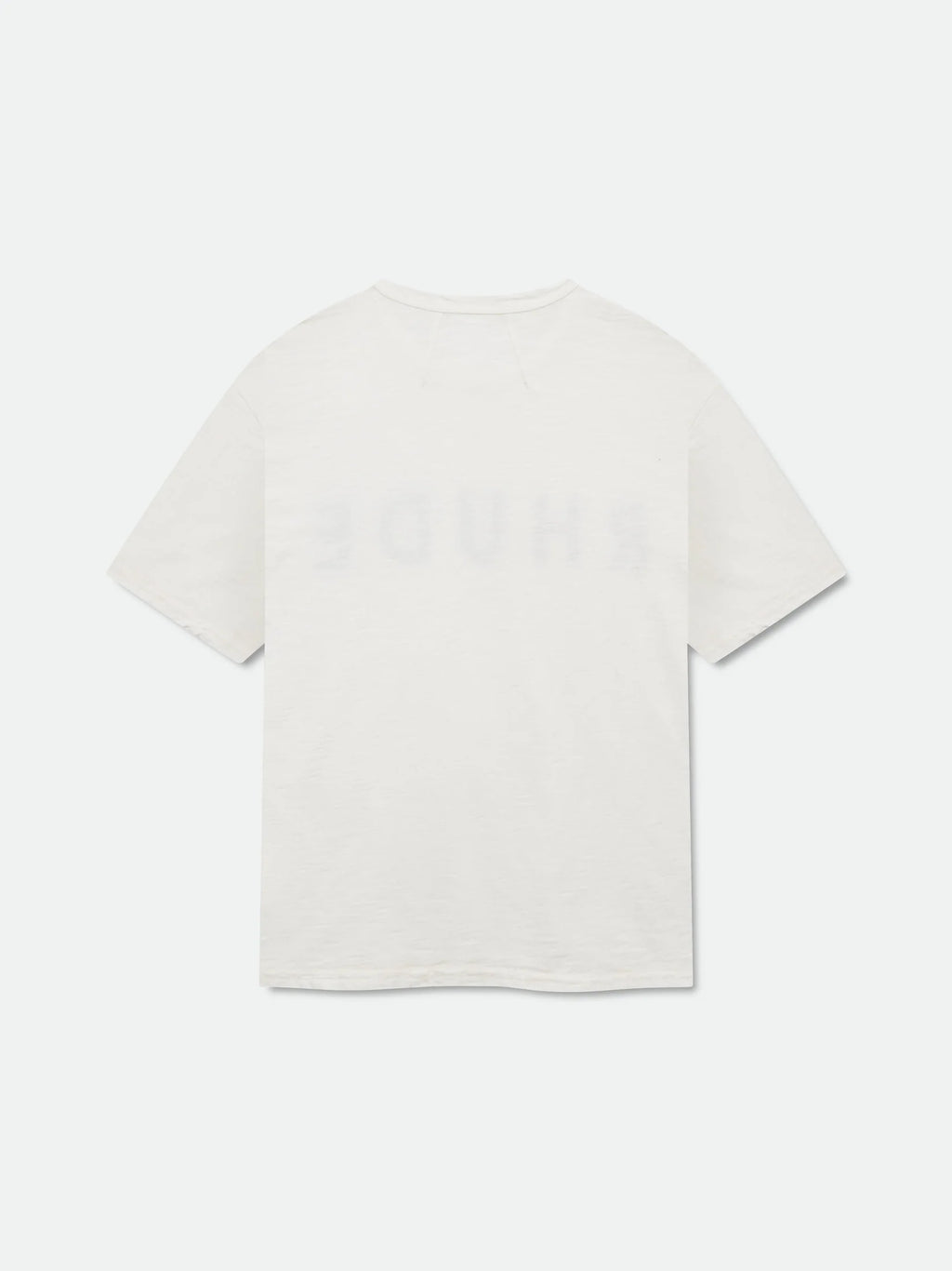 RHUDE Logo Slub T-Shirt – Vintage White