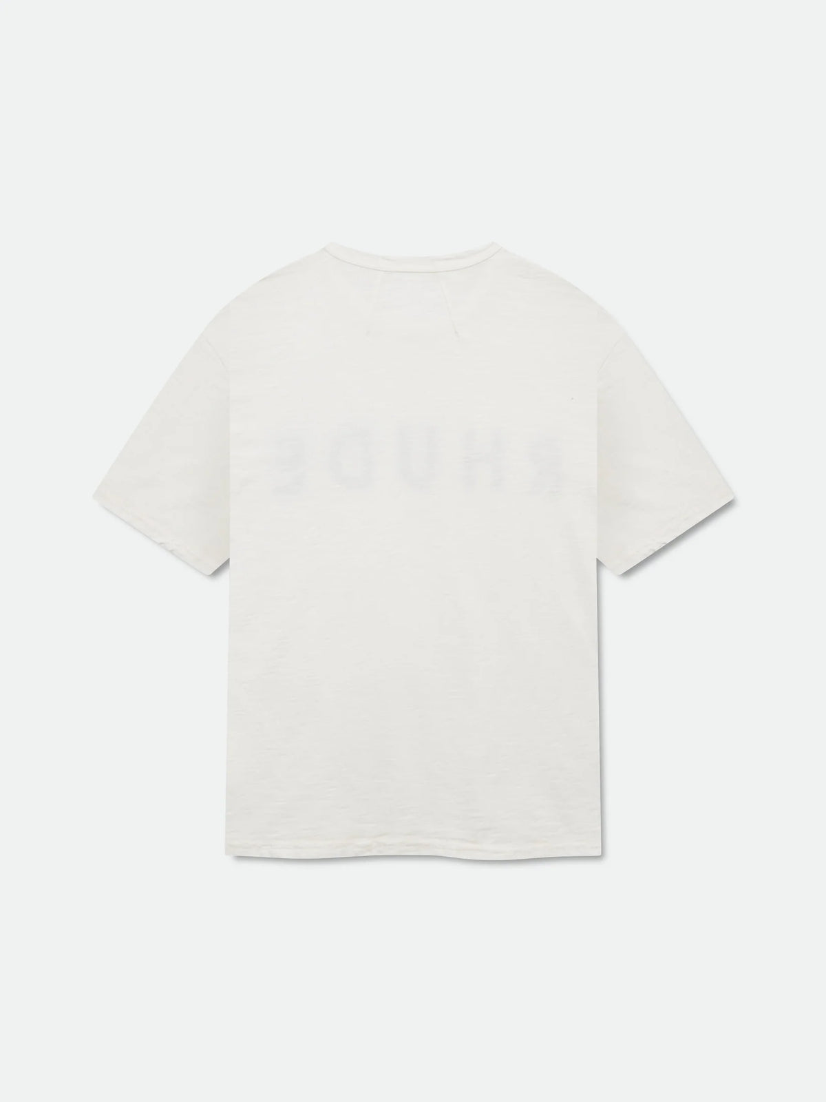 RHUDE Logo Slub T-Shirt – Vintage White