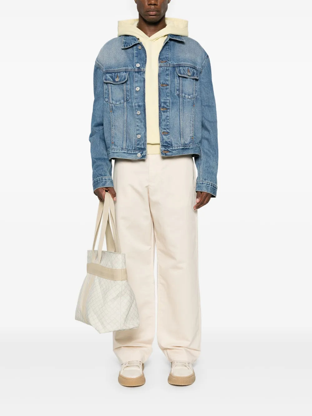 Jacquemus-The Gros Grain Hoodie- Light Beige