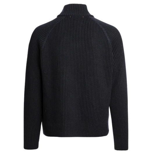 Parajumpers Olmo Pencil Black Ribbed Sleeves Jacket