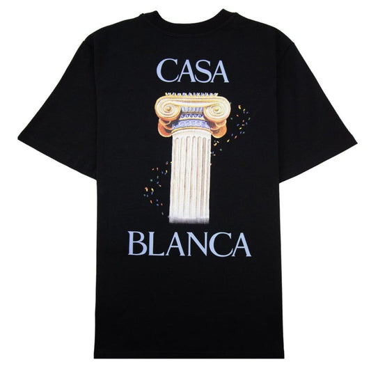 Casablanca La Colonne Printed T-Shirt Black T-Shirt