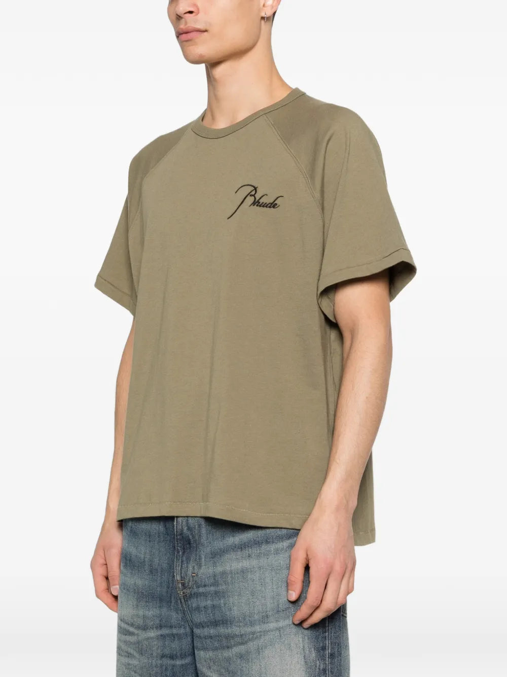 Rhude- Classique Raglan T-Shirt Green Moss