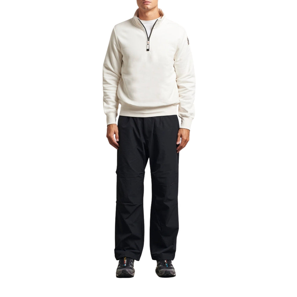 Parajumpers Broad Peak White Half Zip Sweatshirt