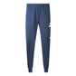 EA7 No 7 Logo Navy Blue Sweat Pants