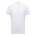 BURBERRY 8043123 Burberry Monogram Embroidered Polo Shirt White WHITE POLO SHIRT MALE XS