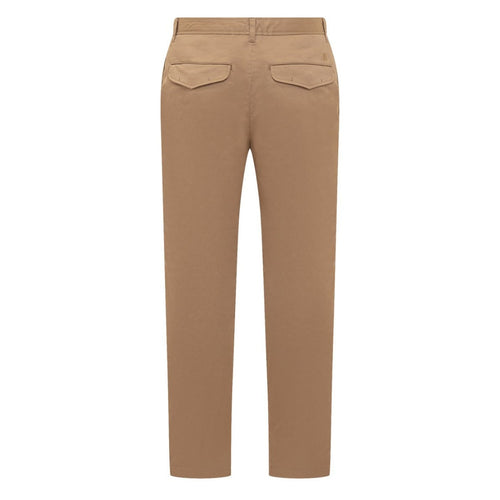 BURBERRY 8055173 Burberry Shilton Cotton Chino Trousers CAMEL (Beige) CHINO TROUSERS MALE W36 / 32L