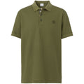 Burberry Branded Circle Logo Olive Polo Shirt