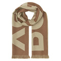 BURBERRY 8057148 Burberry logo wool jacquard scarf BIRCH BROWN SCARF MALE One Size