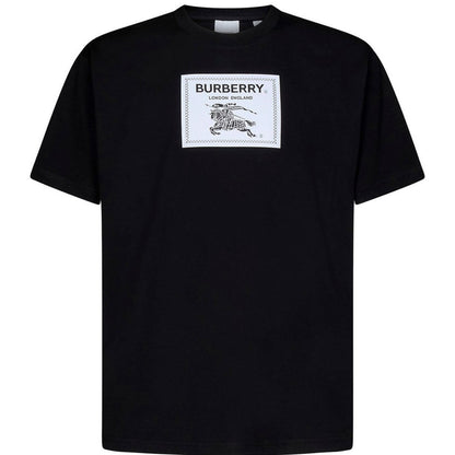 Burberry Box Logo Black T Shirt