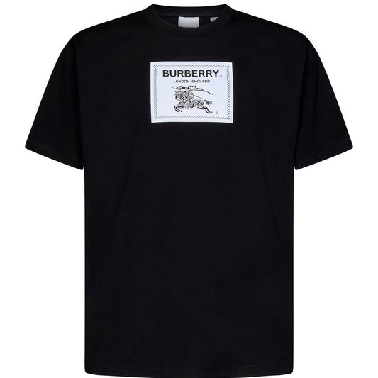 Burberry Box Logo Black T Shirt