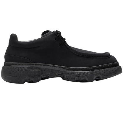 BURBERRY 8074534 Burberry Lace Up Suede Derby Shoes BLACK Shoes MALE UK 8