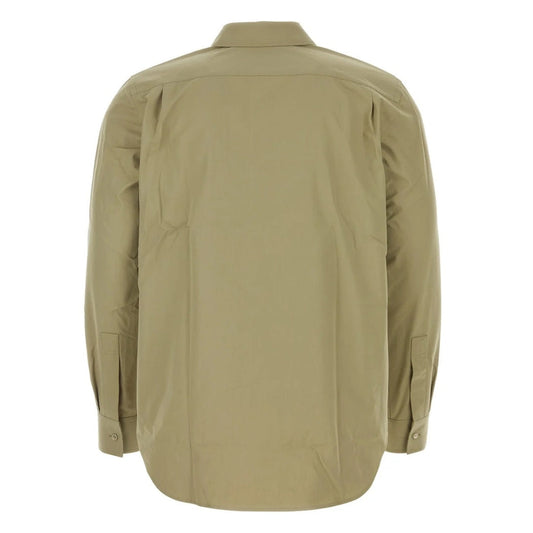 BURBERRY 8076432 Burberry Equestrian Knight-Motif Buttoned Shirt HUNTER (Green) CASUAL SHIRT MALE L