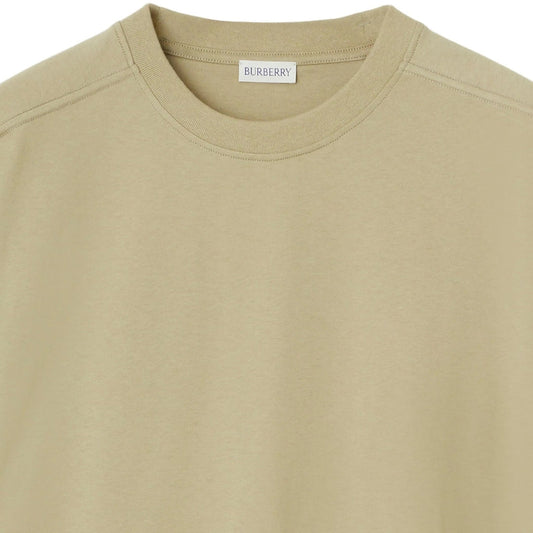 BURBERRY 8077872 Burberry Oversize Crewneck T-Shirt Neutral (Beige) T-SHIRT MALE XS