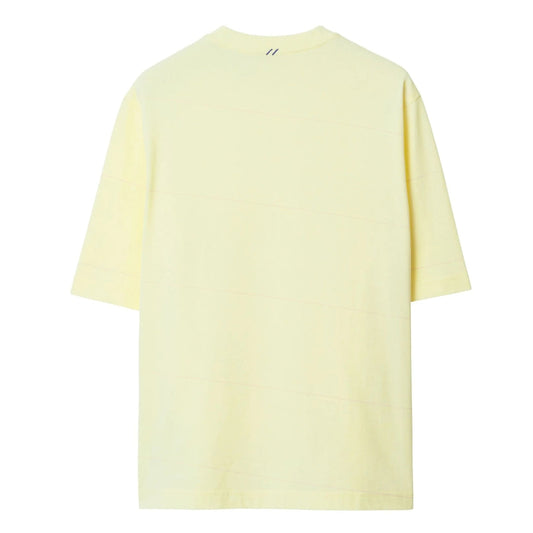 BURBERRY 8082027 Burberry Striped T-Shirt SHERBET (Yellow) T-SHIRT MALE S