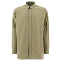 BURBERRY 8082303 Burberry Cotton Oxford Shirt HUNTER (green) CASUAL SHIRT MALE S