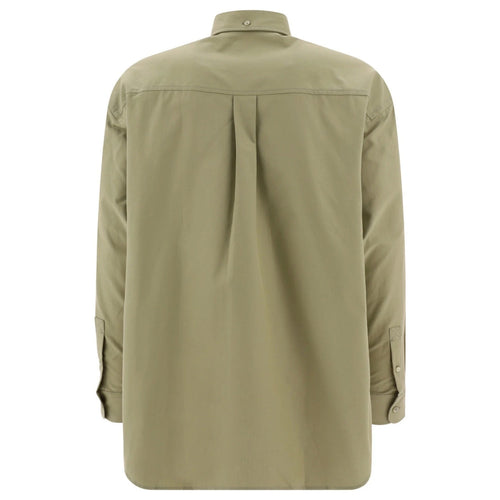 BURBERRY 8082303 Burberry Cotton Oxford Shirt HUNTER (green) CASUAL SHIRT MALE S
