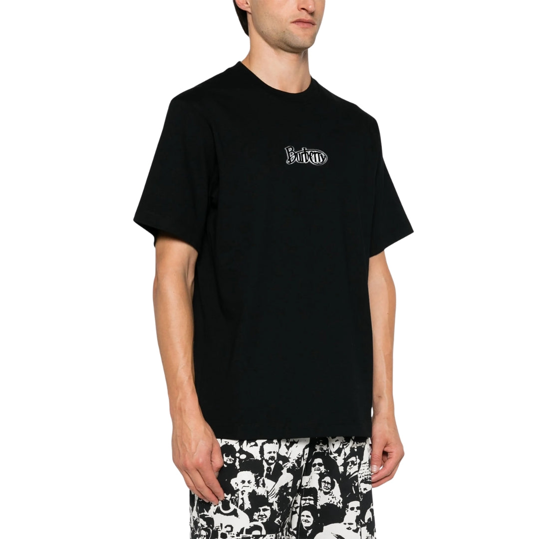 Burberry Signature Logo Coal Black T-Shirt S