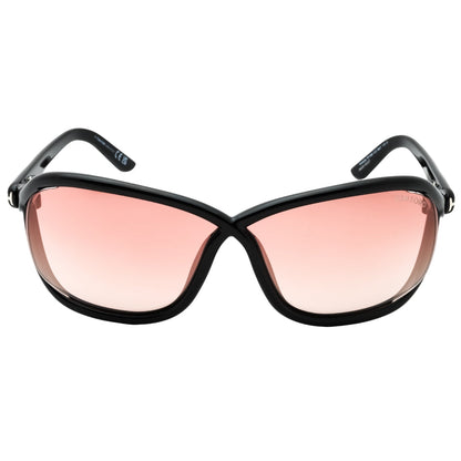 Tom Ford FT1069 01Z shiny black /gradient or mirror violet Sunglasses One Size