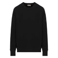 Moncler Detailed Logo On Back Black Sweatshirt - Style Centre Wholesale