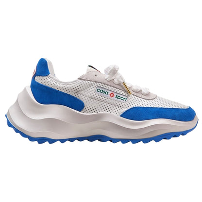 Casablanca Atlantis Sneaker White Blue Af22 Snk 001 05 001 White Shoes Womens