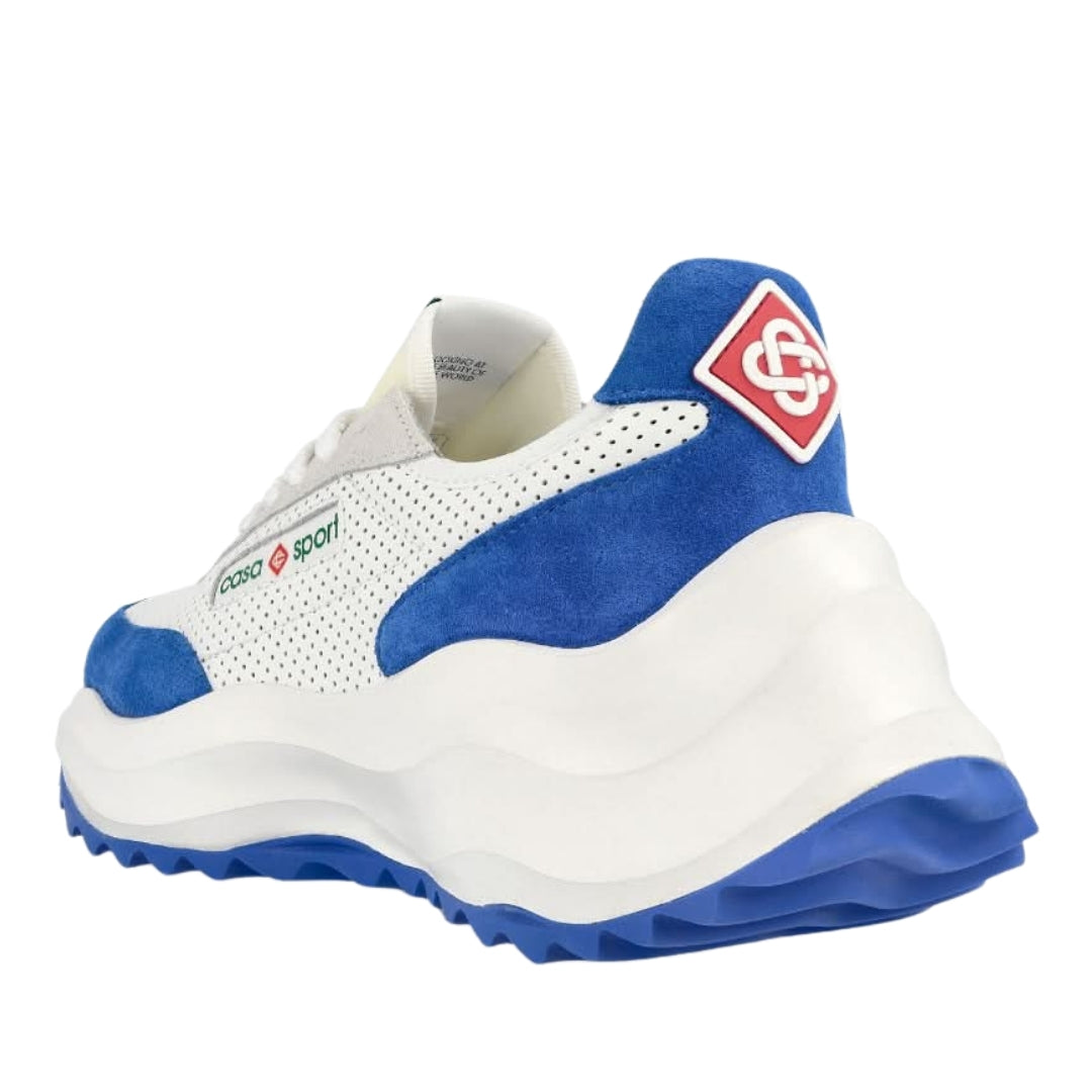 Casablanca Atlantis Sneaker White Blue Af22 Snk 001 05 001 White Shoes Womens