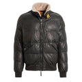 Parajumpers ALF LEATHER PMJKLE03 736 PHANTOM DARK GREY LEATHER JACKET Mens L