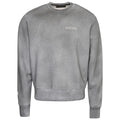 Amiri Aged Puff Logo Grey Sweatshirt S