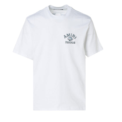 Amiri Global Records Logo White T-Shirt M
