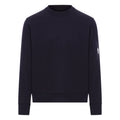 C.P. Company Diagonal Raised Fleece Lens Navy Sweatshirt
