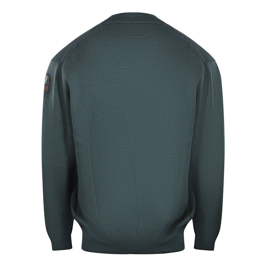 Parajumpers Wallance Pmknwk01 242 Green Gables Crewneck Sweater Mens