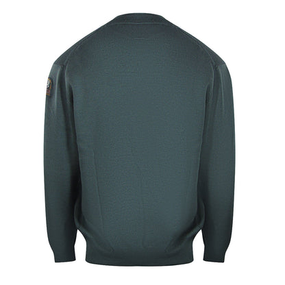 Parajumpers Wallance Pmknwk01 242 Green Gables Crewneck Sweater Mens