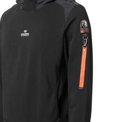 Parajumpers ELECTRA PMFLRE02 541 BLACK HOODIE Mens L