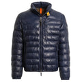 Parajumpers ERNIE LEATHER PMJKLE02 241 PEACOT NAVY BLUE LEATHER JACKET Mens L