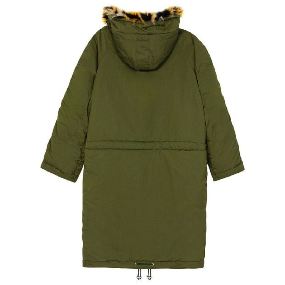 Kenzo Padded Parka Dark Khaki Green Jacket S